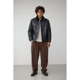 ボアライニング合皮ブルゾン | AZUL BY MOUSSY | 詳細画像4 