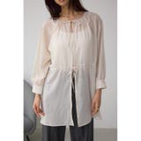 IVOY3 | 前後2WAY5分袖前リボンブラウス | AZUL BY MOUSSY