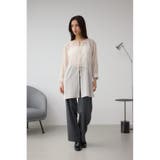 前後2WAY5分袖前リボンブラウス | AZUL BY MOUSSY | 詳細画像4 