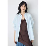 SAX | レギュラーカラーオーバーシルエットシャツ | AZUL BY MOUSSY