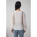 チュールレイヤードトップス | AZUL BY MOUSSY | 詳細画像7 