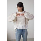 チュールレイヤードトップス | AZUL BY MOUSSY | 詳細画像3 