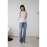 チュールレイヤードトップス | AZUL BY MOUSSY | 詳細画像4 