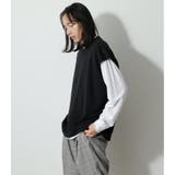 VEST SET LONG TEE | AZUL BY MOUSSY | 詳細画像2