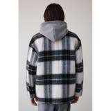 シャギーチェック中綿シャウター | AZUL BY MOUSSY | 詳細画像7