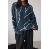 GRY | ニュアンス柄ニットトップス | AZUL BY MOUSSY