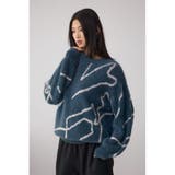 ニュアンス柄ニットトップス | AZUL BY MOUSSY | 詳細画像23 