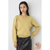 YEL | 格上げVネックニット | AZUL BY MOUSSY