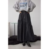 BLK | フロントジップフレアスカート | AZUL BY MOUSSY