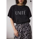 BLK | ラッフルスリーブロゴTシャツ | AZUL BY MOUSSY