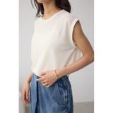 IVOY3 | シアーワッフルノースリーブTシャツ | AZUL BY MOUSSY