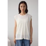 シアーワッフルノースリーブTシャツ | AZUL BY MOUSSY | 詳細画像4