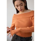 オフショルダーニット | AZUL BY MOUSSY | 詳細画像34
