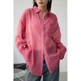 PNK | バックスリットシアーオーバーシャツ | AZUL BY MOUSSY