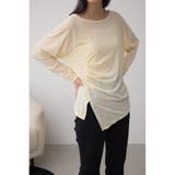 IVOY3 | ベロアアシメカットトップス | AZUL BY MOUSSY