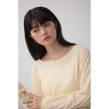 ベロアアシメカットトップス | AZUL BY MOUSSY | 詳細画像2 