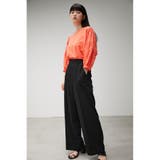 LINEN TOUCH COLOR PANTS | AZUL BY MOUSSY | 詳細画像3