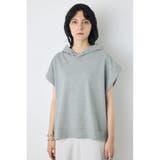 T.GRY | タックスリーブノースリーブパーカー | AZUL BY MOUSSY