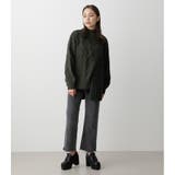 ASYMMETRY CABLE KNIT TOPS | AZUL BY MOUSSY | 詳細画像14 