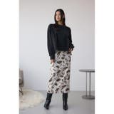 カウ柄ジャガードタイトスカート | AZUL BY MOUSSY | 詳細画像3 