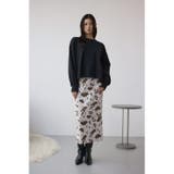 カウ柄ジャガードタイトスカート | AZUL BY MOUSSY | 詳細画像4 