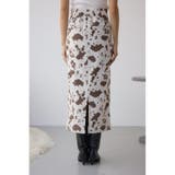 カウ柄ジャガードタイトスカート | AZUL BY MOUSSY | 詳細画像7 