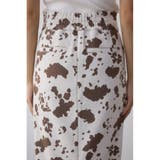 カウ柄ジャガードタイトスカート | AZUL BY MOUSSY | 詳細画像9 