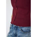 ネックレース5分袖ニットトップス | AZUL BY MOUSSY | 詳細画像25