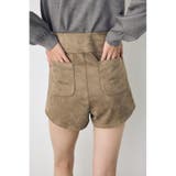 フェイクスエードハイウエストボタンショートパンツ | AZUL BY MOUSSY | 詳細画像14