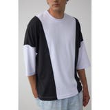 柄WHT5 | 異素材スウィッチングトップス | AZUL BY MOUSSY