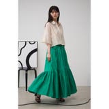 リネンミックスマキシスカート | AZUL BY MOUSSY | 詳細画像13
