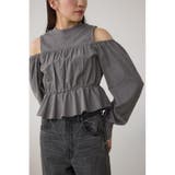 GRY | オフショルレイヤードブラウス | AZUL BY MOUSSY