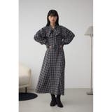 チェックボウタイワンピース | AZUL BY MOUSSY | 詳細画像3