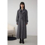 チェックボウタイワンピース | AZUL BY MOUSSY | 詳細画像5