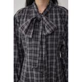 チェックボウタイワンピース | AZUL BY MOUSSY | 詳細画像8