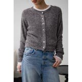 D/GRY3 | 2WAYラメシャギーニット | AZUL BY MOUSSY