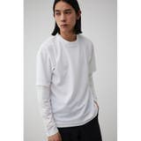梨地レイヤードロングT | AZUL BY MOUSSY | 詳細画像2