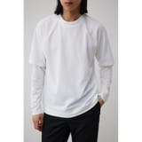 WHT | 梨地レイヤードロングT | AZUL BY MOUSSY