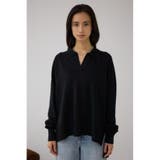 ポロカラーフォルムニットプルオーバー | AZUL BY MOUSSY | 詳細画像15 