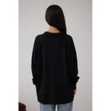 ポロカラーフォルムニットプルオーバー | AZUL BY MOUSSY | 詳細画像16 