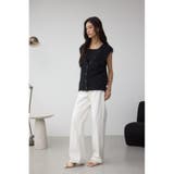 ラメフェザーVネックニットベスト | AZUL BY MOUSSY | 詳細画像13 