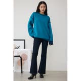 配色クルーネックニットトップス | AZUL BY MOUSSY | 詳細画像16