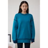 配色クルーネックニットトップス | AZUL BY MOUSSY | 詳細画像17