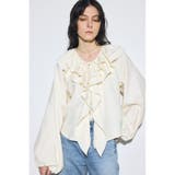 IVOY3 | ラッフルロングスリーブブラウス | AZUL BY MOUSSY