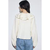 ラッフルロングスリーブブラウス | AZUL BY MOUSSY | 詳細画像4