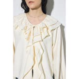 ラッフルロングスリーブブラウス | AZUL BY MOUSSY | 詳細画像6