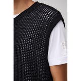 透かし編みニットベスト | AZUL BY MOUSSY | 詳細画像8