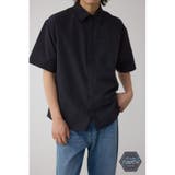 BLK | C/T切り替え比翼半袖シャツ | AZUL BY MOUSSY