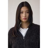 Wジップシャギーニットカーディガン | AZUL BY MOUSSY | 詳細画像1 