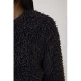 Wジップシャギーニットカーディガン | AZUL BY MOUSSY | 詳細画像8 